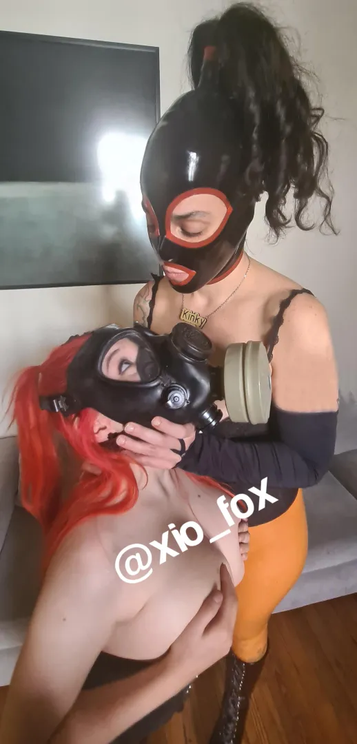 Double the masks double the fun posted by Mistress_Xiomara_Fox