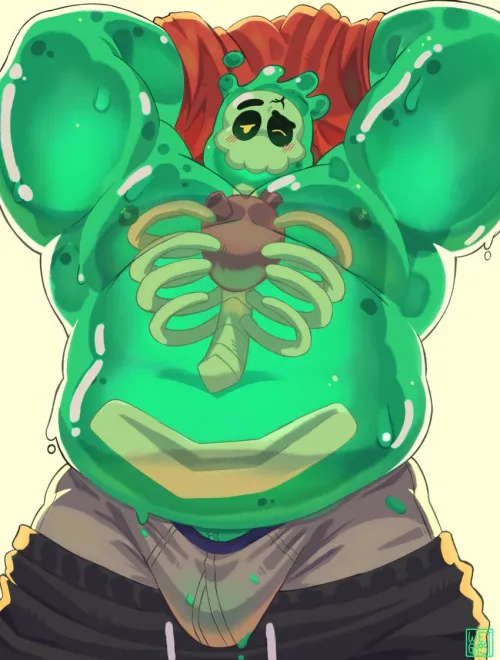 Doug from Monster Prom (wet ghost) by ErosTheBear