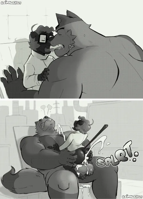 dr. wolfenstein and his creation (animalboytoy) by ANIMALBOYFIE