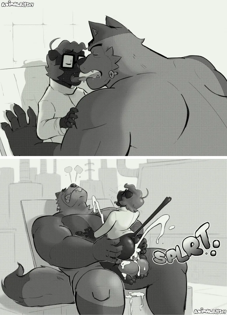 dr. wolfenstein and his creation (animalboytoy) posted by ANIMALBOYFIE