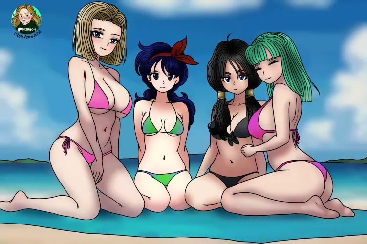 Dragon ball Bikini Babes (by littlehoeart) by Fairytail420