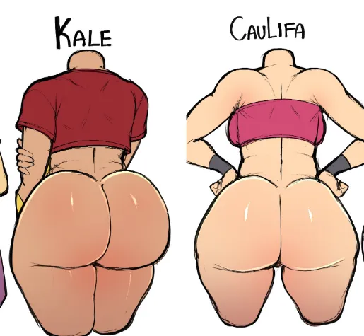 dragon ball super caulifla and kale ass chart Which do you prefer posted by Agitated-Macaron5217