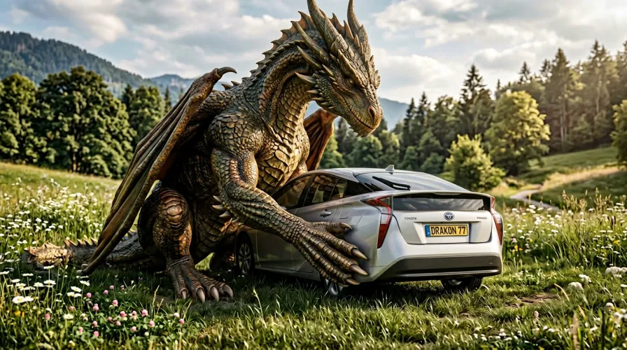 dragon massages toyota prius by sypex9