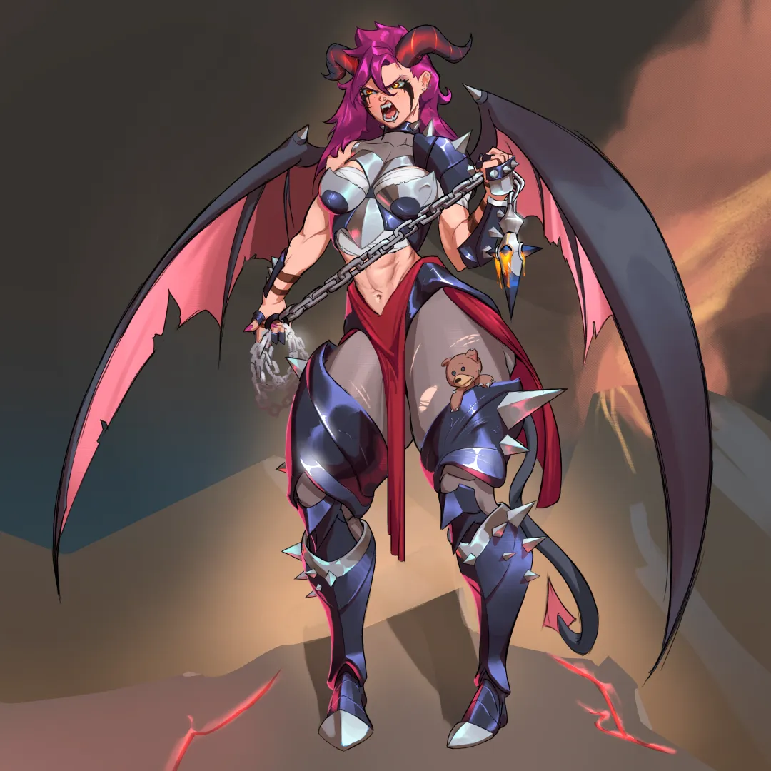 Dragon Warrior with abs (Commission work by me) posted by Successful-Rub1963