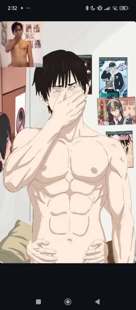 Drawing I made based on a video from X/twitter. posted by akimitsuki