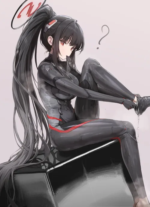 Drenched Rio [Blue Archive] by WoolsonDaSheep