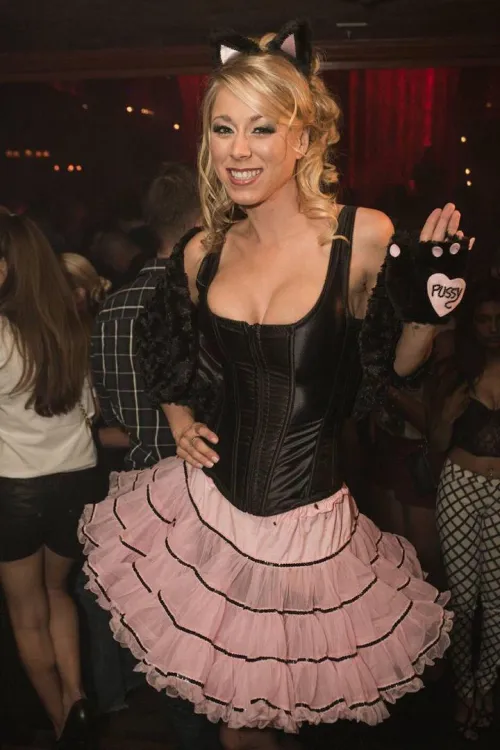 Dressed as a pussy by SarasCaptions