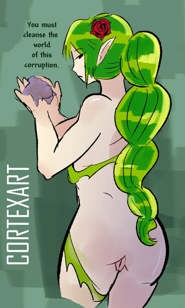 Dryad Terraria Fanart  (CortexArt) [F] posted by CortexArt_