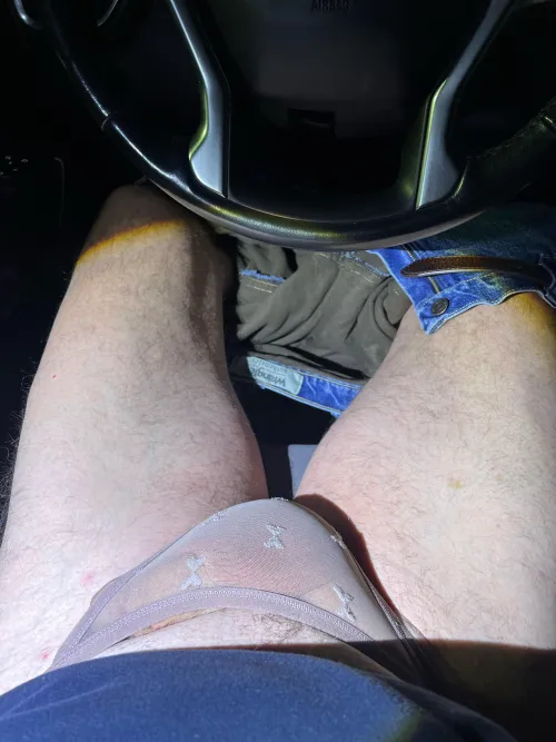 DT Indy parking garage in panties. by 69whos4it