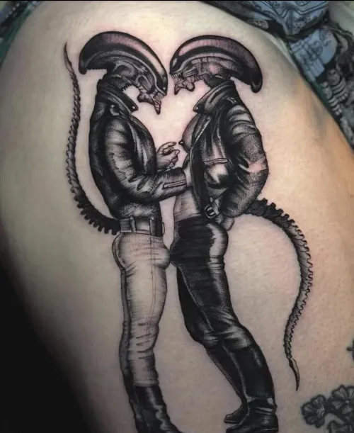 Dudes, aliens, tattoos, and Tom of Finland all ROCK by 3016137234
