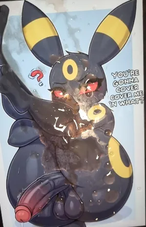 dumb lil umbreon :3c posted by djentisnotagenree