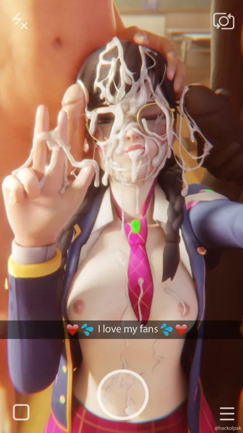 Dva loves her fans by Somanycookies1