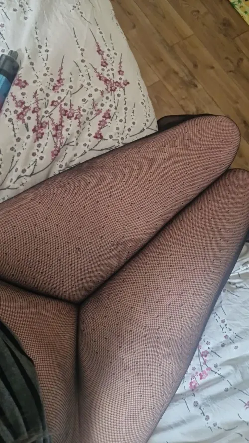 Earlier, she's in Nylons with no knickers. by TitusPullo-