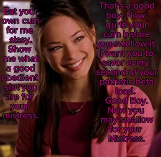 Eat your own cum for mistress Kristin! NO Imagefap. by MistressKeen24