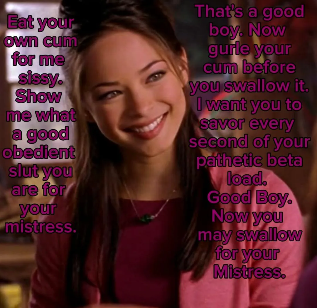 Eat your own cum for mistress Kristin! NO Imagefap. posted by MistressKeen24