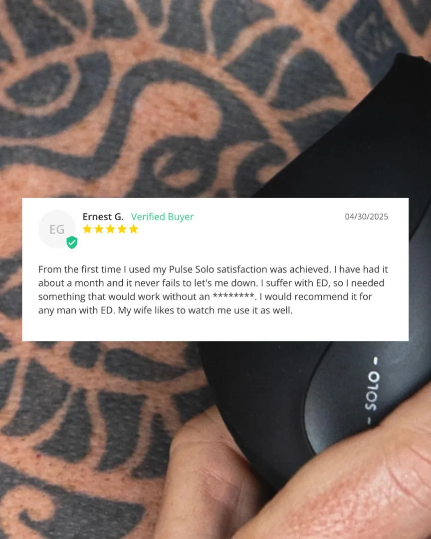 ED-friendly. Partner-approved. This review says it all: posted by HO_Mod
