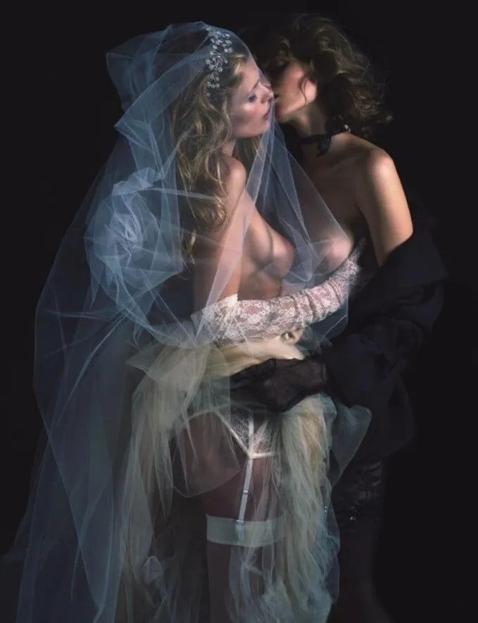 Edita Vilkeviciute & Abbey Lee Kershaw | Interview Mag, 12/1-2010/2011 | ph. Mario Sorrenti posted by digital-fountains