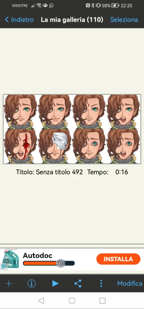 Editing the facesheet of my character posted by Amyhime801