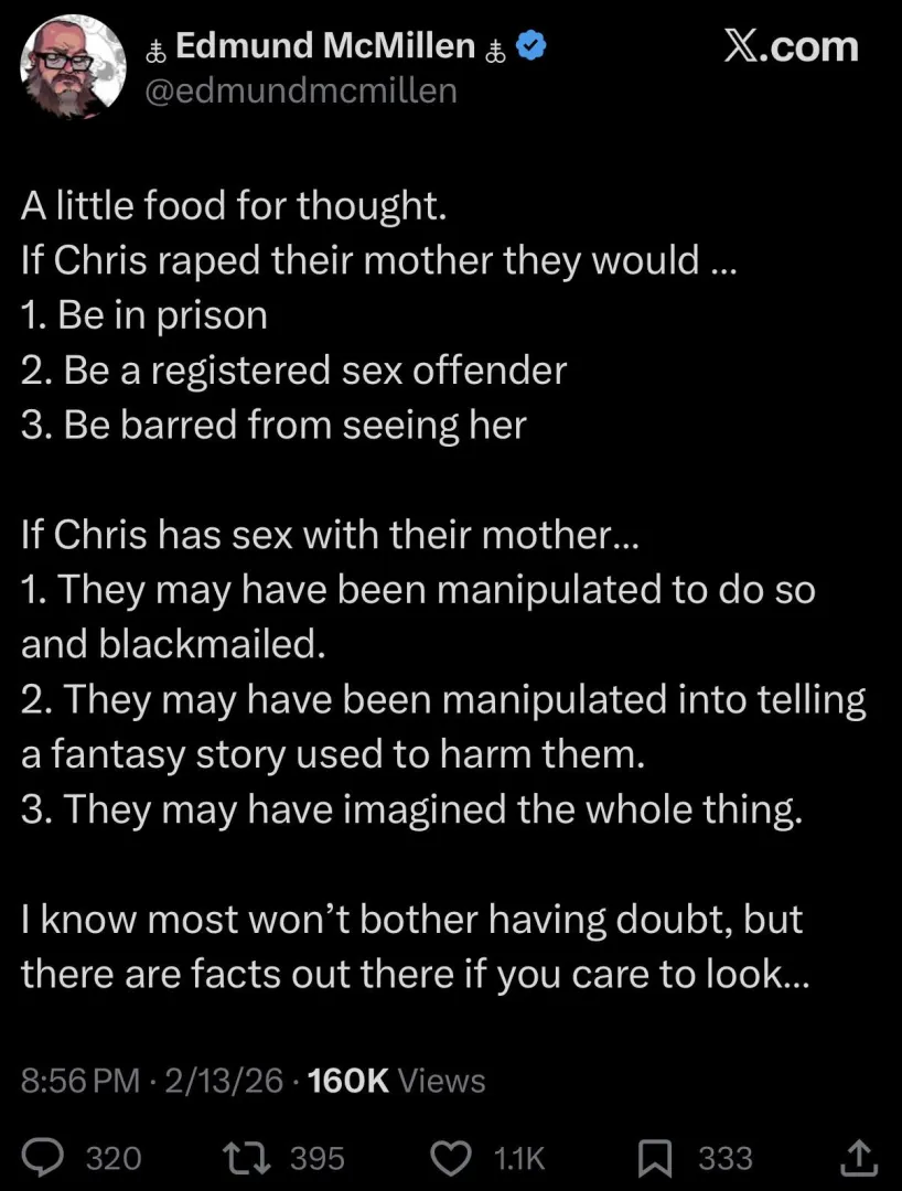 Edmund McMillen, famous game developer and creator of Mewgenics, a game which Chris did voicelines for, has a hot take about chris and barb... posted by Spirited_Visit7597