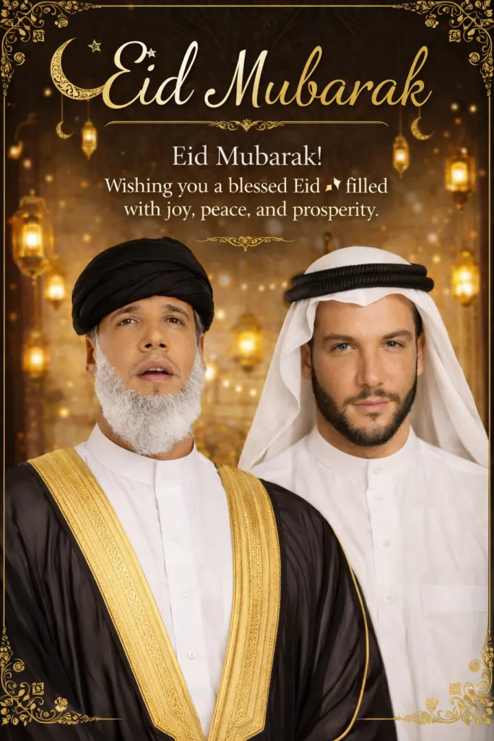 Eid Mubarak to all the muslims bruddas and scholars posted by adrianoconnection