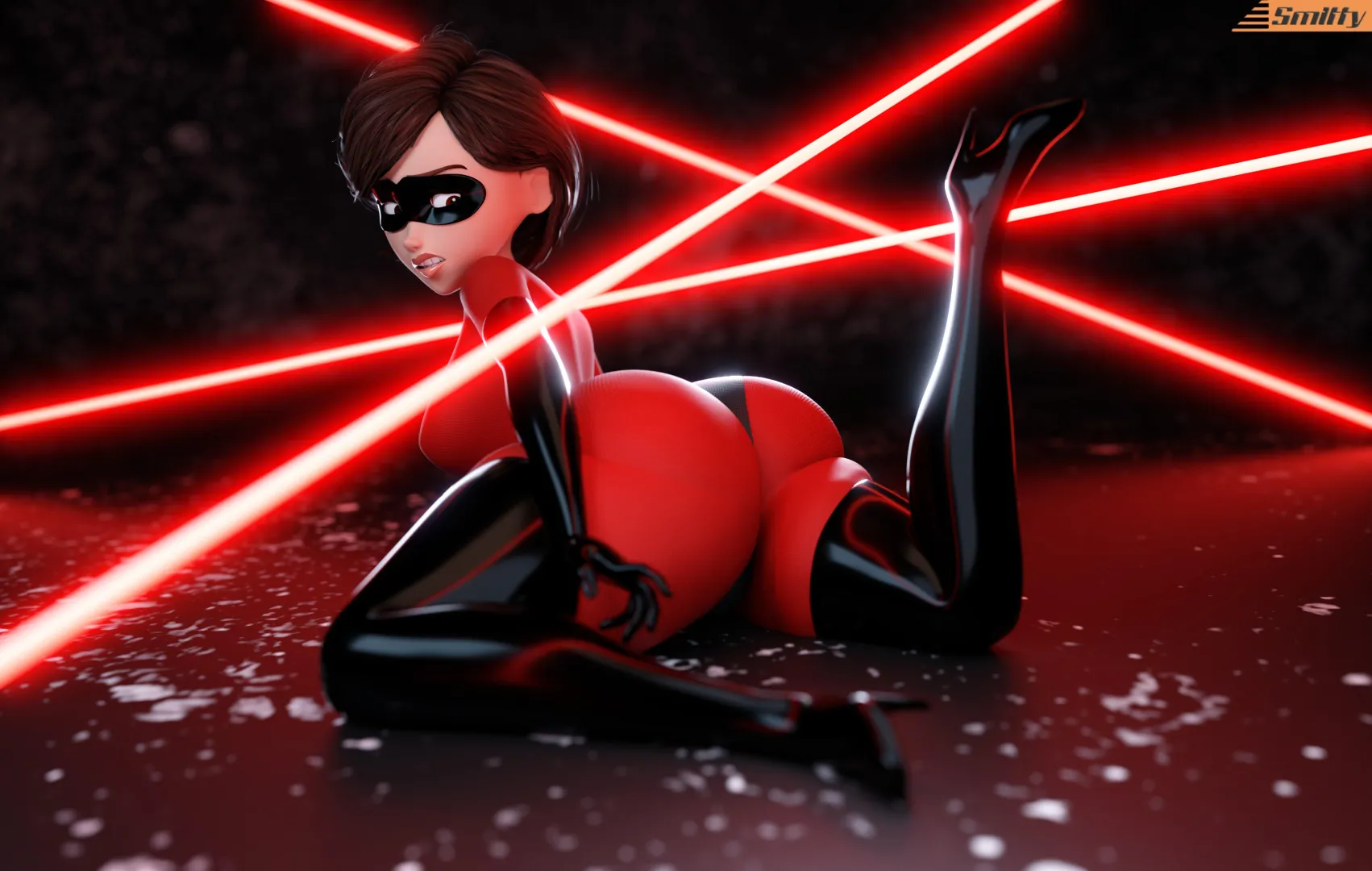 Elastigirl dealing with lasers(Smitty34) posted by EJKGodzilla24
