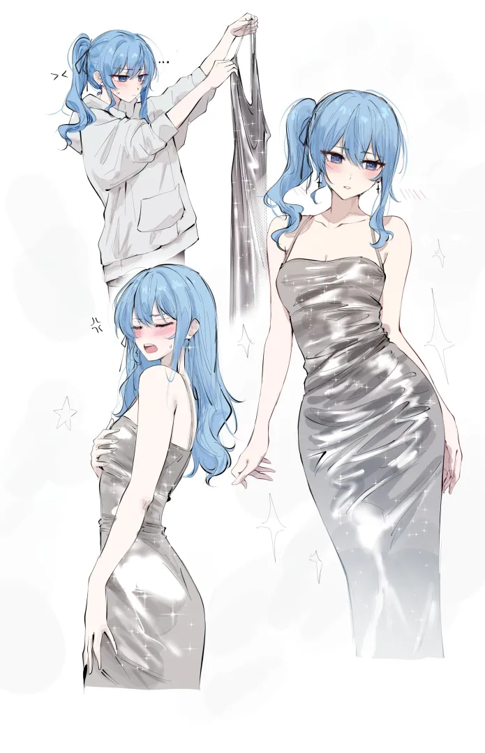 Elegant Dress Suisei posted by Silent_Steak_9540