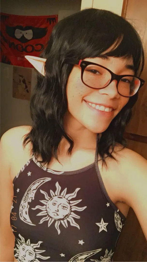 Elfy and witchy girl posted by PiperGrimes