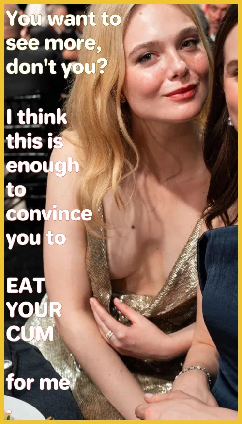 Elle Fanning knows how to tease by Lord_education01