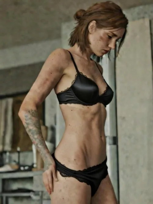 Ellie's panties are falling... by TrainingDue241