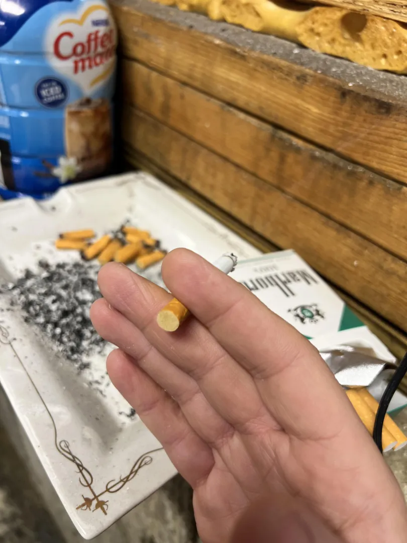 Encourage me to smoke two whole packs of Marb menthol 100s today ! posted by crj-2020