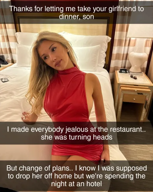 Enjoy her, dad by Captionsforever