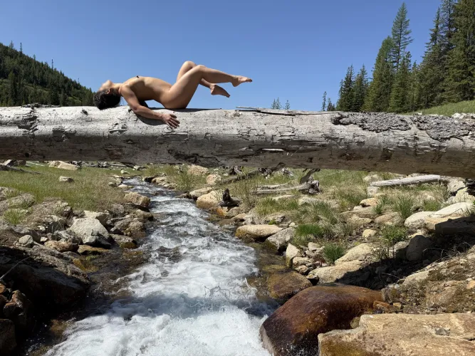 Enjoying the sun and the early spring runoff by stormwarning88