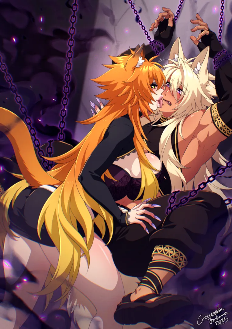 Entangled Snack - Sethos x Catheline [Deathblight / Original] (Crescentia Fortuna) posted by Crescentia-Fortuna