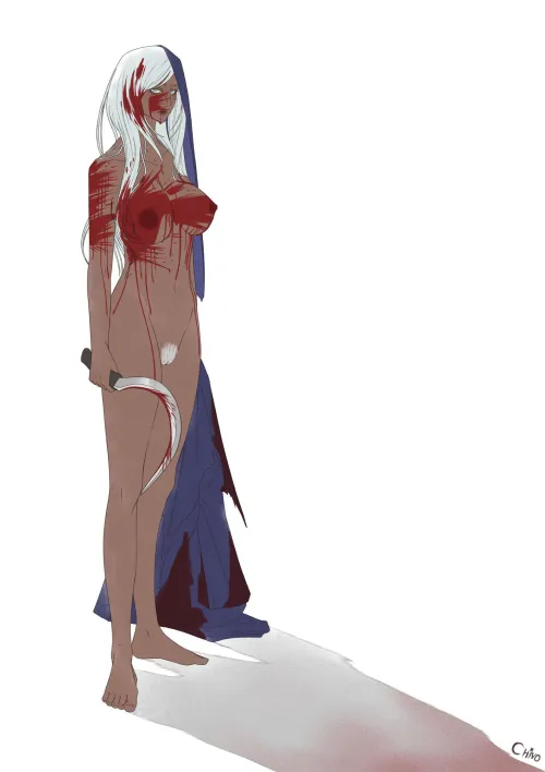 Erda in blood by PitaPita_Lu by FunboxSupreme