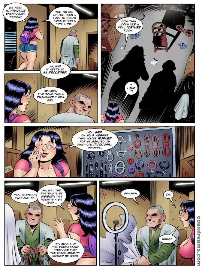 Escapology Homework [Spy Academy] (Coaxdreams) posted by coaxdreams