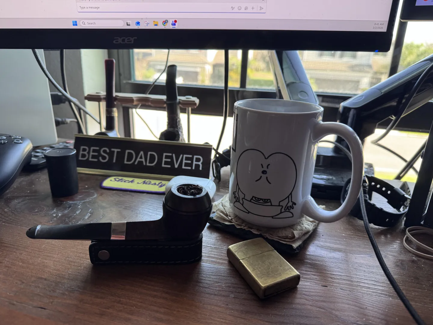 Escudo De Luxe Navy Rolls and a Peruvian pour-over for breakfast. posted by slick_nasty