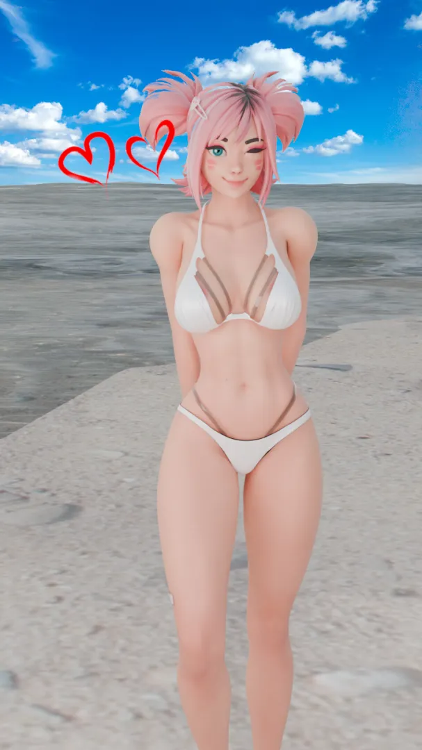 Esme on the beach [Ghalista] posted by Ghalista