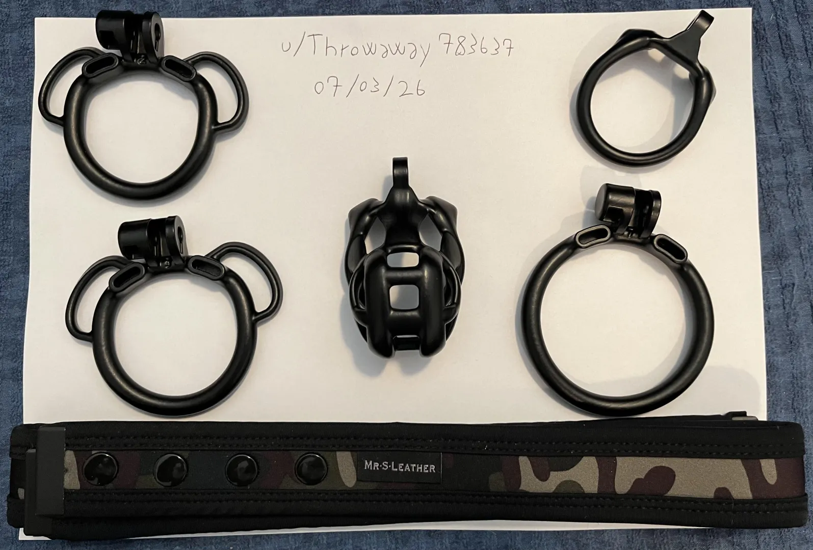 [EU] Cobra N+ Standard, Strap Ring 2 Curved and 3 Curved, Ring 7 Curved, Shaft Ring 3, Waist Strap L/XL Camo posted by Throwaway783637