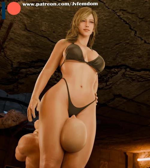 Eva's standing headscissors! by jvfemdom