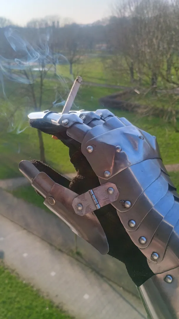 Even a knight needs a moment to themselves sometimes posted by just_a_box_of_sneks