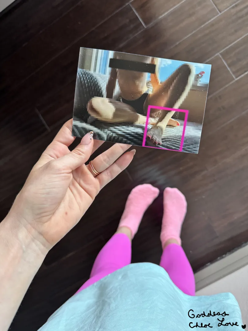 Even my physical photos are censored.. Only feet for you  posted by Goddess_ChloeLove