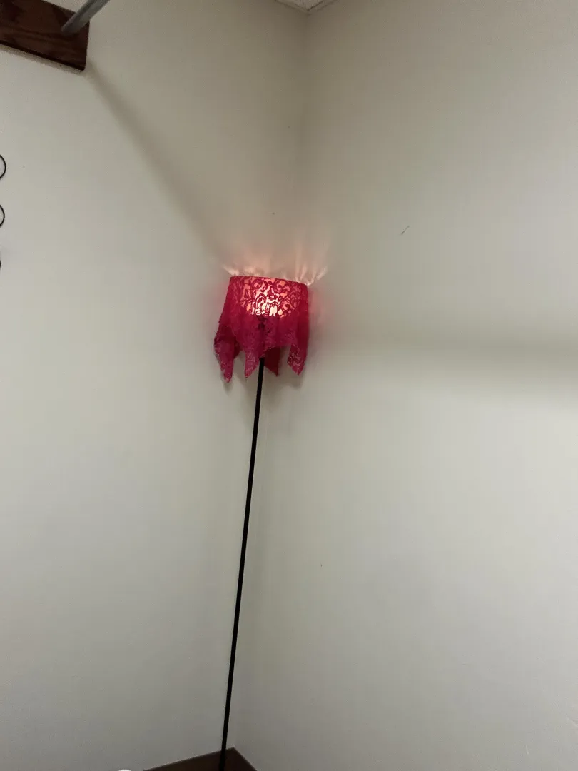 Ever seen a light like this? Also got a bottle of water! Very much needing rehydration! posted by Justanoldcodger