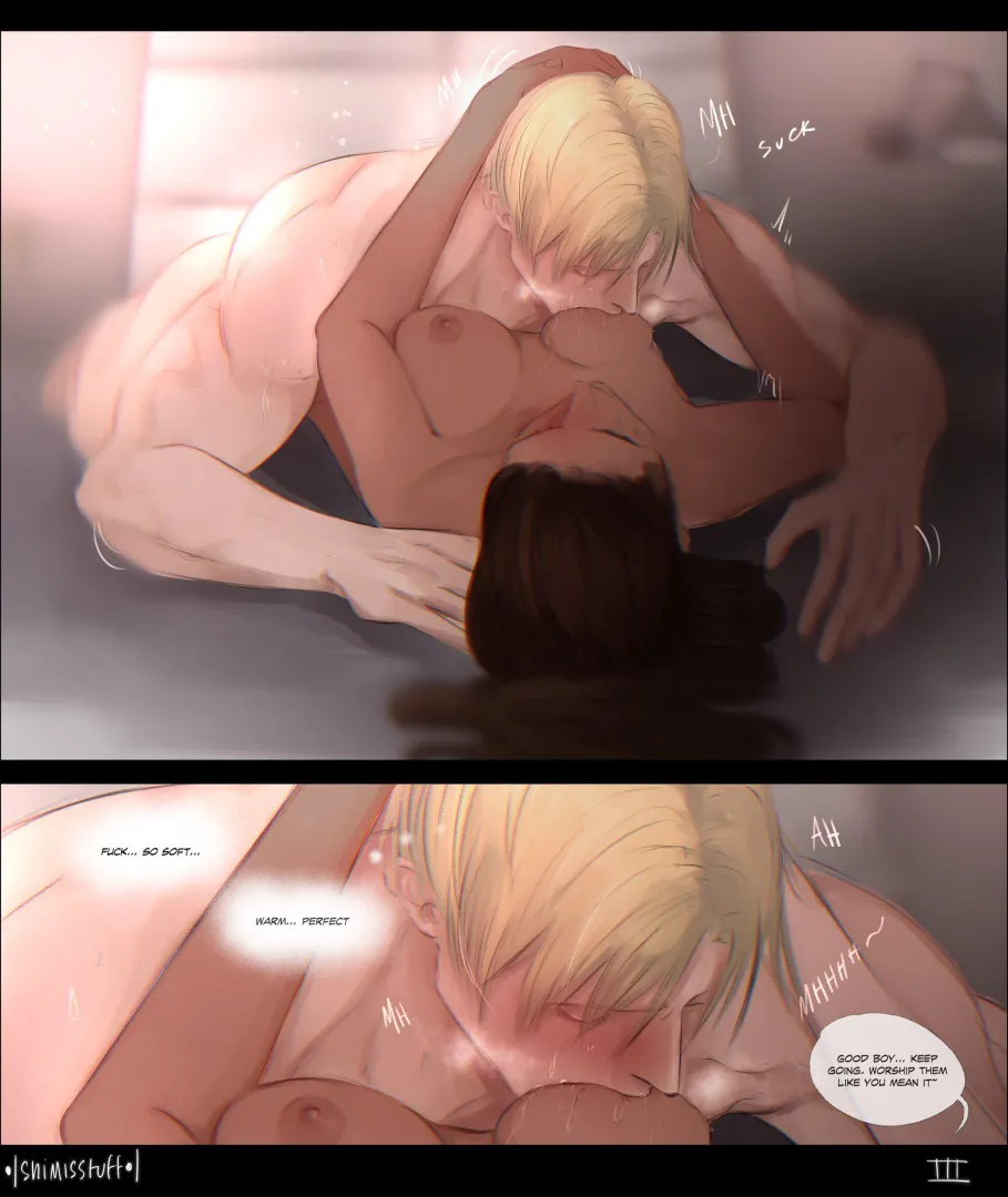 Every girl deserves a good boy who sucks her tiddies like they're sacred :3 art by @shimisstuff posted by yersiniapestis273