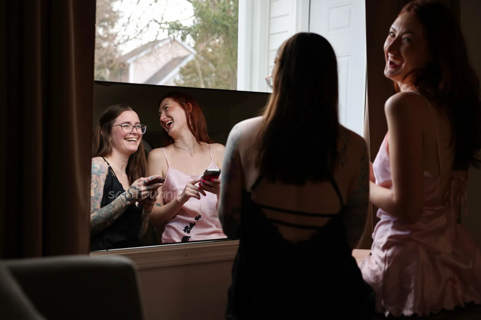 every room feels better filled with smiles and laughs posted by SaintBunnie