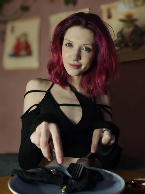 exclusive dish made from wet panties by Glimmermallow