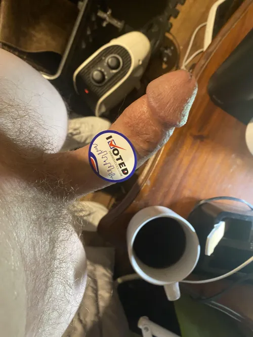 Exercising my civic duty gets me hard by Elisgu3Too