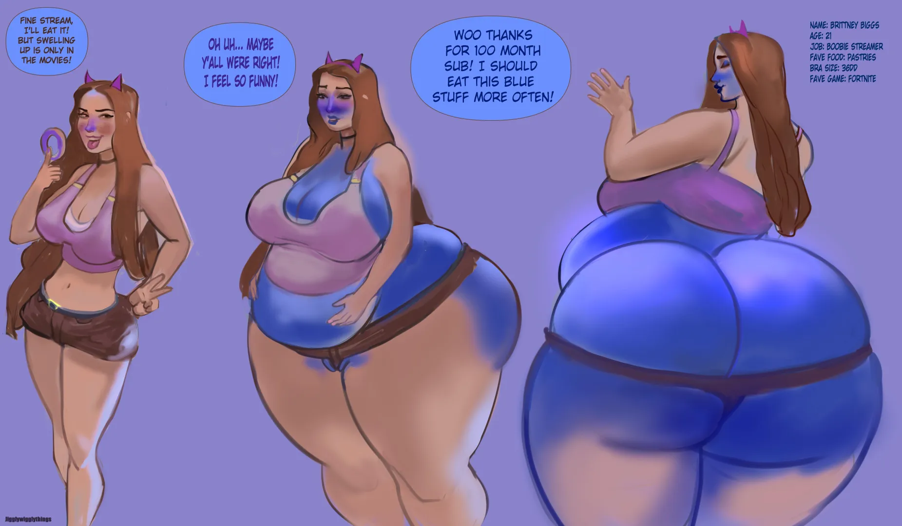 [F] Big Brittney Turns Blue! by JigglyWigglyThings posted by HEEEEEEEEEHAW