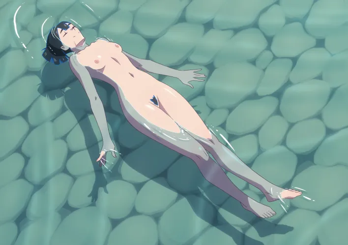 F floating in the water (malarantonio) by MalarAntonioArt