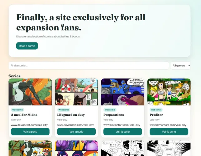 [F] I'm creating a website with free expansion comics (boobs & bellies) by External_Clue_3210