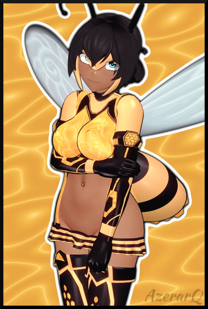 [F] Queen Bee Gijinka (by: me) posted by AzerarQ